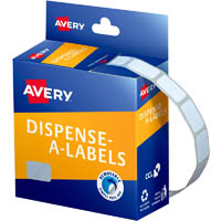 avery 937303 label dispenser rectangle 10 x 16mm white box 1500