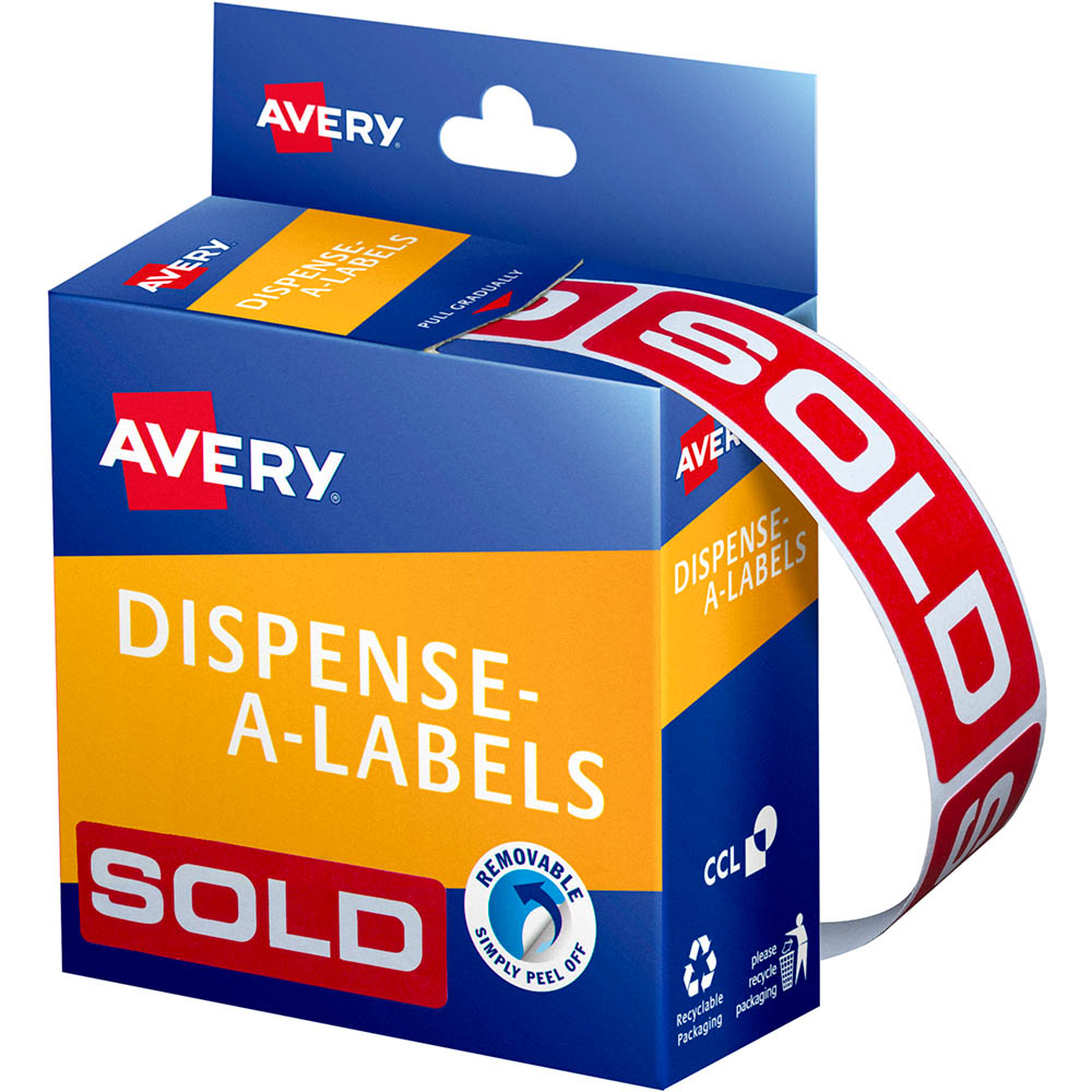Image for AVERY 937307 MESSAGE LABELS SOLD 19 X 64MM PACK 250 from Connelly's Office National