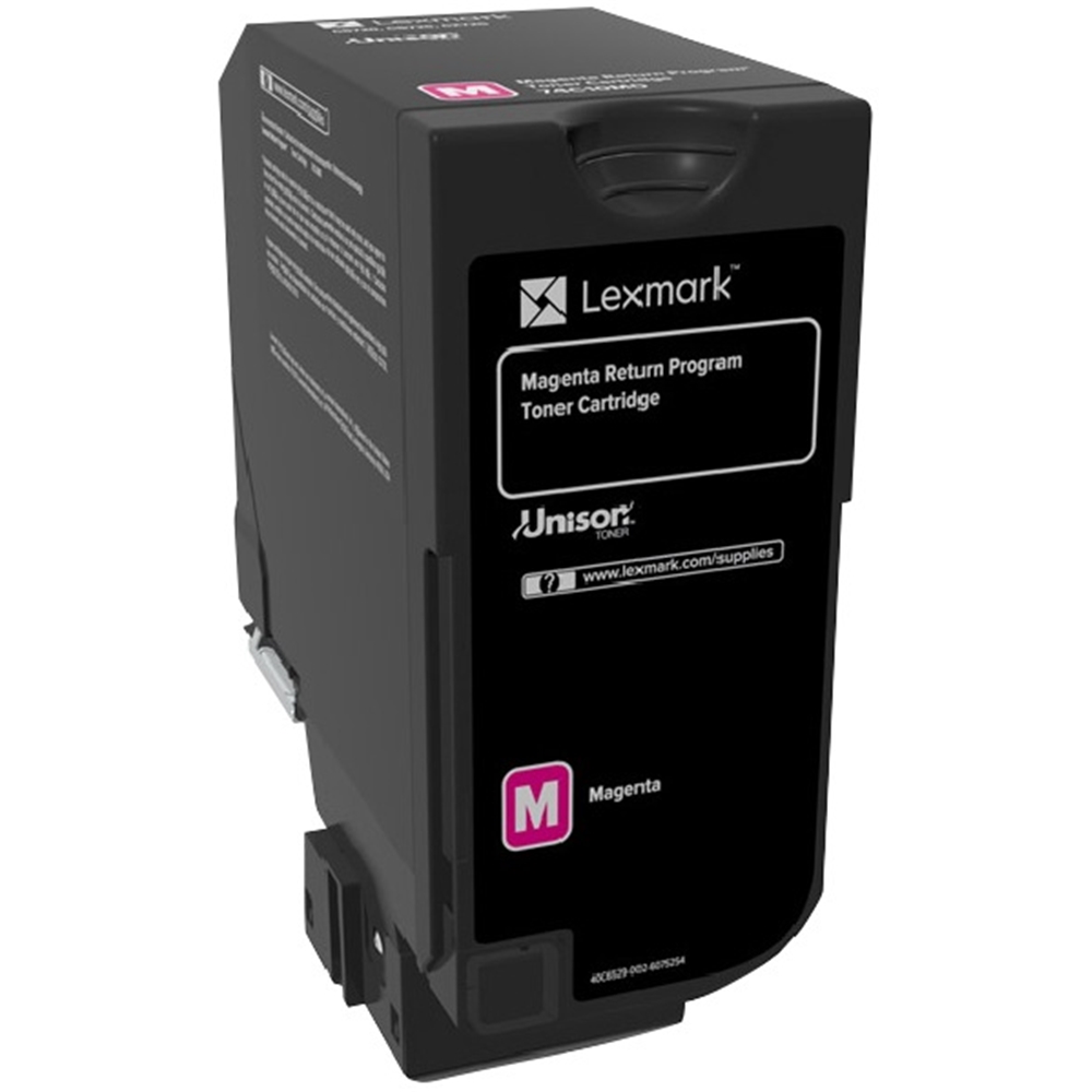 Image for LEXMARK 74C6HM0 TONER CARTRIDGE HIGH YIELD MAGENTA from Office National