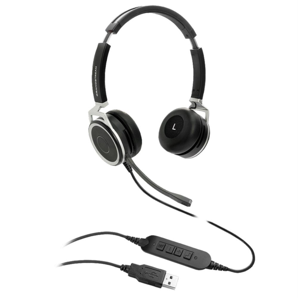 Image for GRANDSTREAM GUV3005 HEADSET HIGH END USB BLACK from Discount Office National