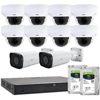 uniview building surveillance camera pack white