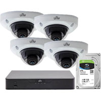 uniview retail surveillance camera pack white