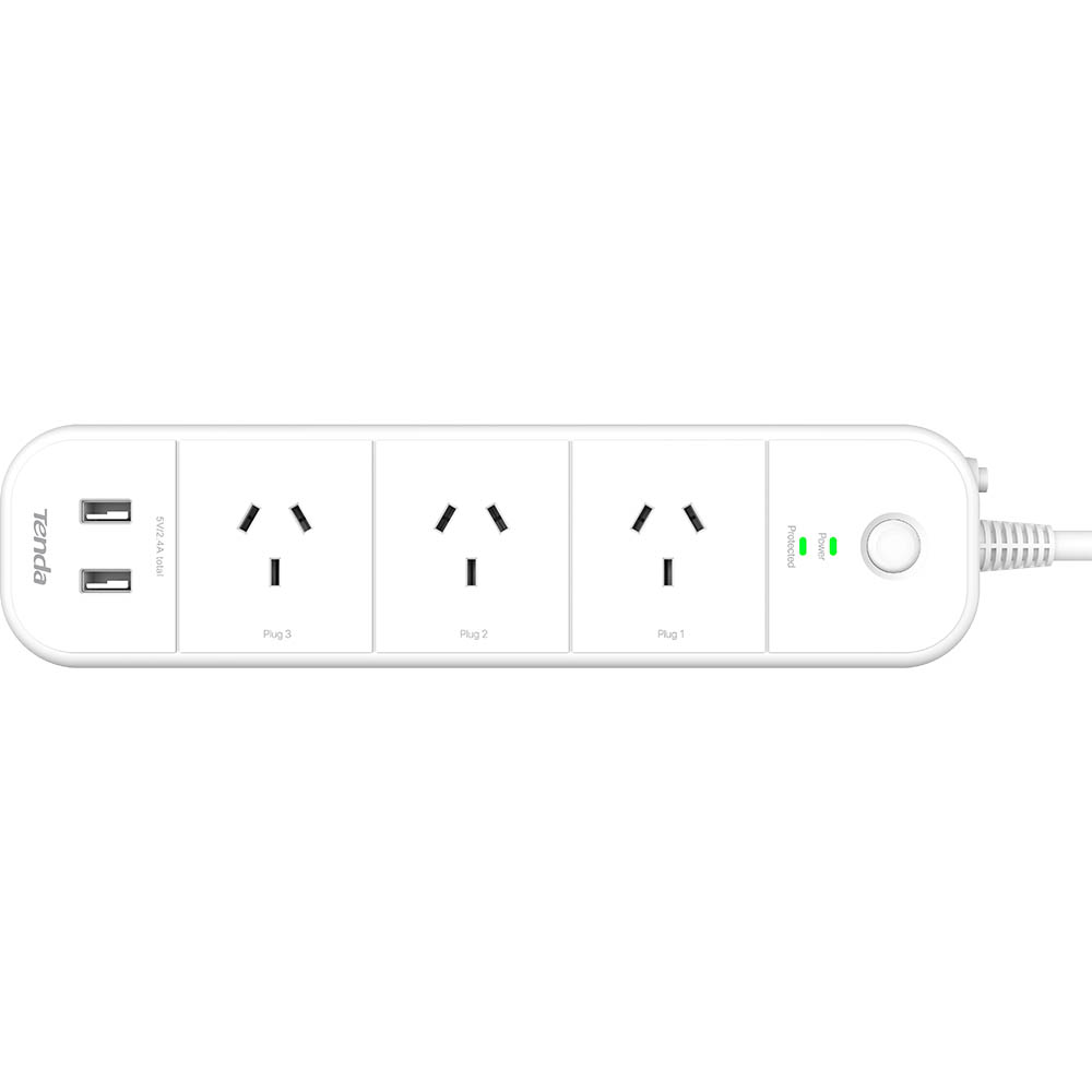 Image for TENDA SP15 SMART WI-FI POWER STRIP from Two Bays Office National