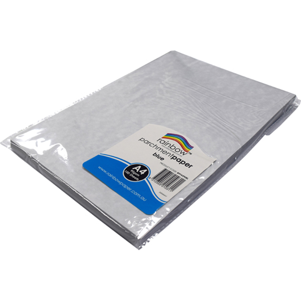 Image for RAINBOW PARCHMENT PAPER A4 90GSM BLUE PACK 100 from Office National Sydney Stationery