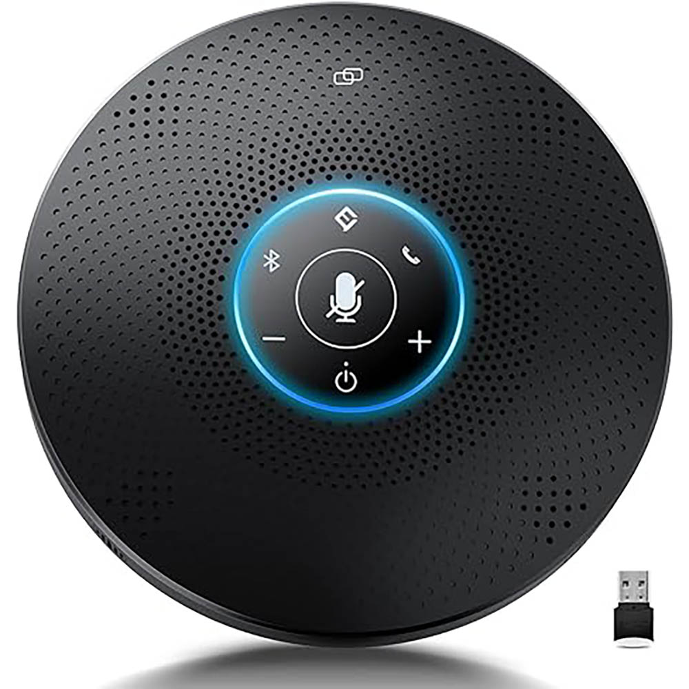 Image for EMEET OFFICECORE M2 MAX PROFESSIONAL SPEAKERPHONE BLACK from PaperChase Office National