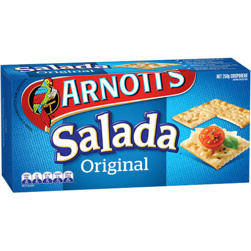 Image for ARNOTTS SALADA BISCUITS 250G from OFFICE NATIONAL CANNING VALE