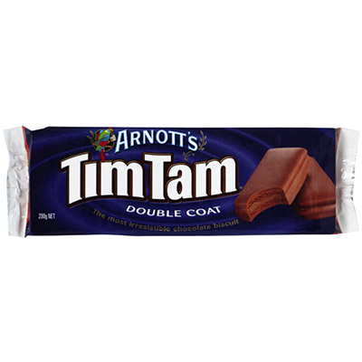 Image for ARNOTTS TIM TAM DOUBLE CHOCOLATE 200G from Pirie Office National