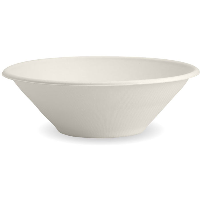 Image for BIOPAK BIOCANE BOWL 950ML WHITE PACK 50 from PaperChase Office National