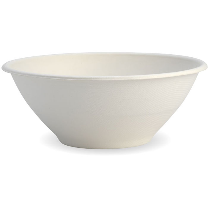 Image for BIOPAK BIOCANE BOWL 1180ML WHITE PACK 50 from Emerald Office Supplies Office National