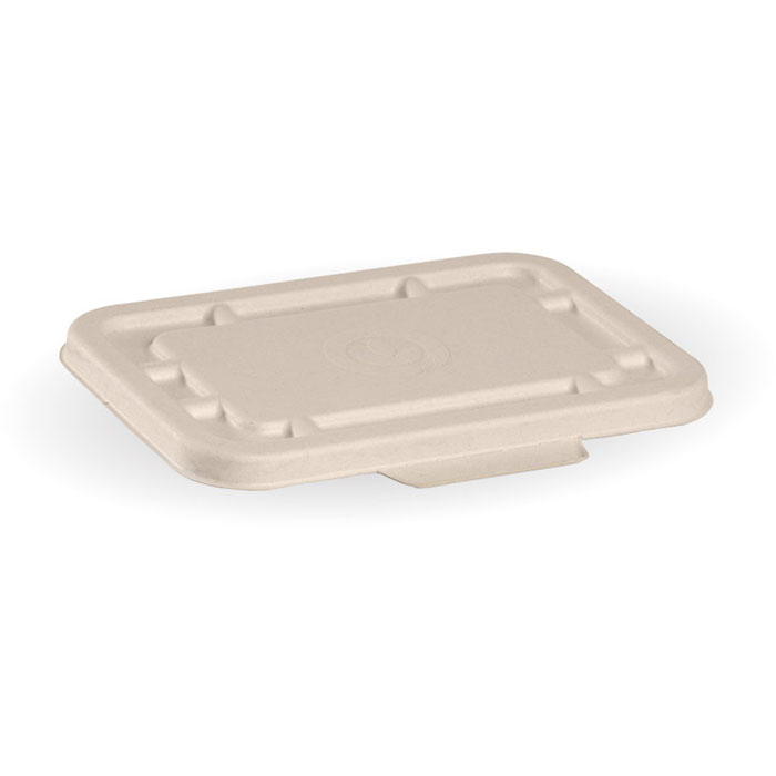 Image for BIOPAK BIOCANE TAKEAWAY BASE LID FITS 500ML/600ML NATURAL PACK 125 from Discount Office National