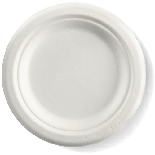 Image for BIOPAK BIOCANE ROUND PLATE 150MM WHITE PACK 125 from Office National