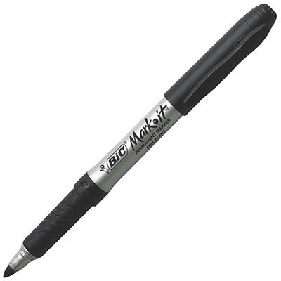 Image for BIC MARK-IT PERMANENT MARKER BULLET 1.1MM BLACK from Mackay Business Machines (MBM) Office National