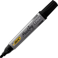 bic marking 2000 ecolutions permanent marker bullet 1.7mm black