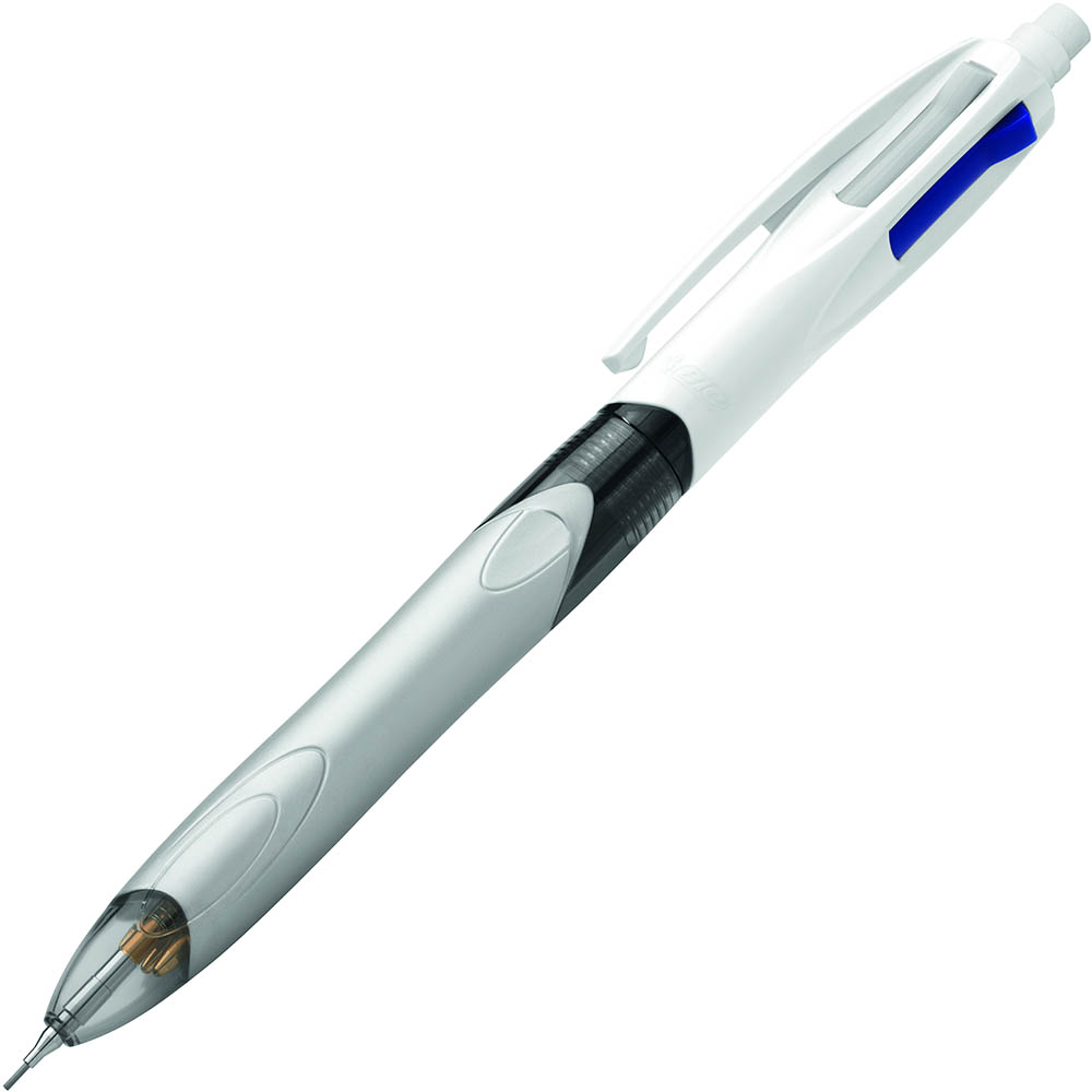 Image for BIC 4 COLOUR 3+1 RETRACTABLE BALLPOINT PEN AND PENCIL from Coffs Coast Office National