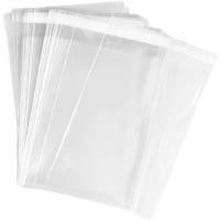 cumberland resealable polybag self adhesive flap 120 x 166mm clear pack 100