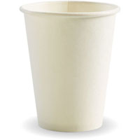 biopak biocup cup 350ml white pack 50