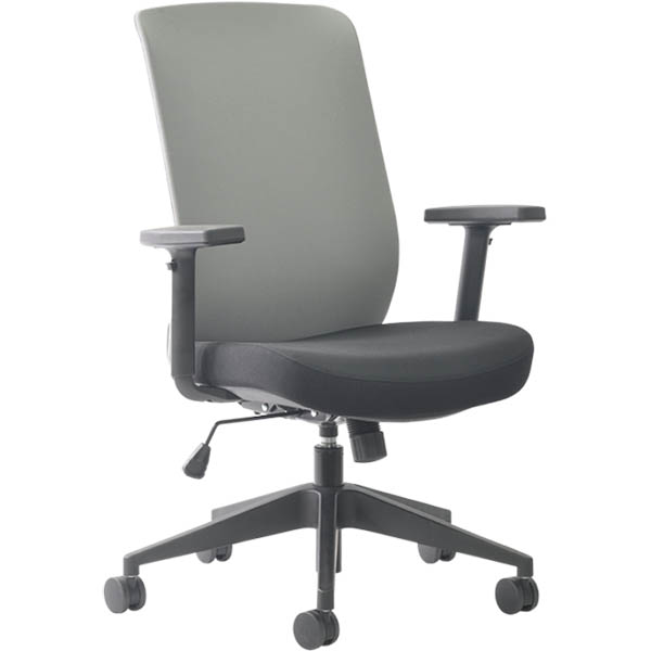 Image for BURO MONDO GENE TASK CHAIR HIGH BACK ARMS GREY from Coffs Coast Office National