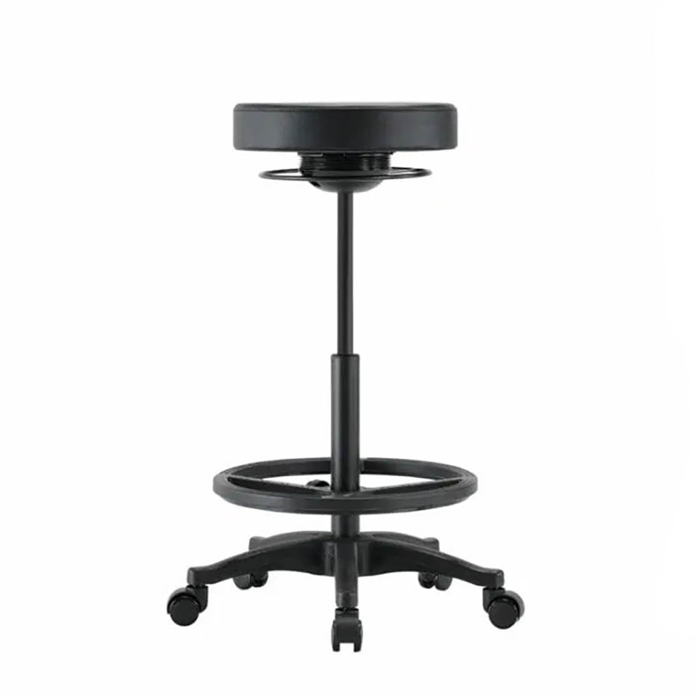 Image for BURO POLO DRAFTING STOOL PU BLACK from Discount Office National