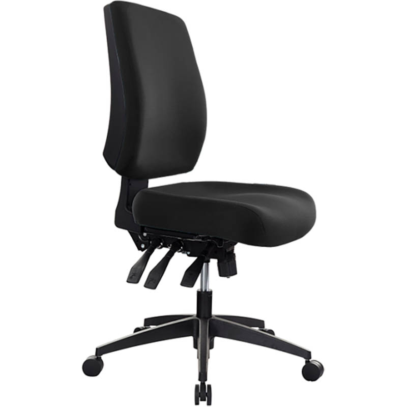 Image for BURO TIDAL CHAIR MEDIUM BACK BLACK from Aztec Office National