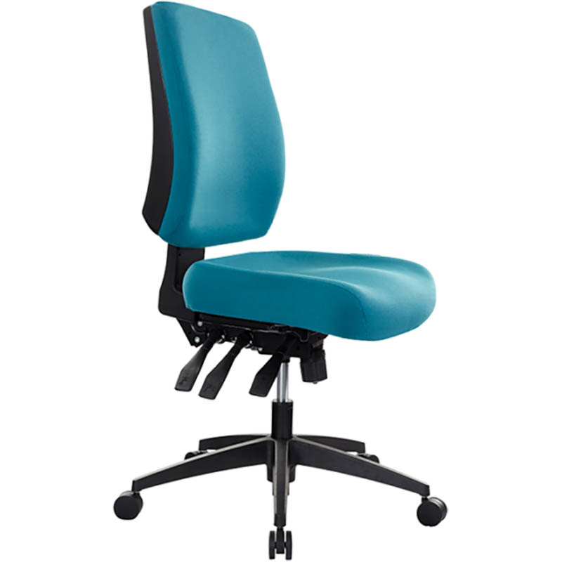 Image for BURO TIDAL CHAIR MEDIUM BACK TEAL from Complete Stationery Office National (Devonport & Burnie)