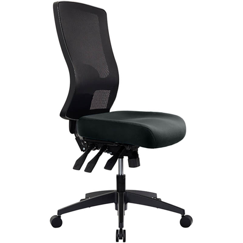 Image for BURO TIDAL CHAIR HIGH MESH BACK BLACK from Office National Whyalla