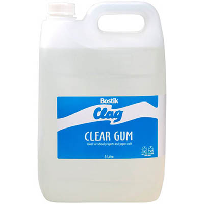 Image for CLAG CLEAR GUM 5 LITRE from OFFICE NATIONAL CANNING VALE