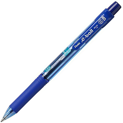 Image for PENTEL BK130 E-BALL RETRACTABLE BALLPOINT PEN 1.0MM BLUE from Connelly's Office National