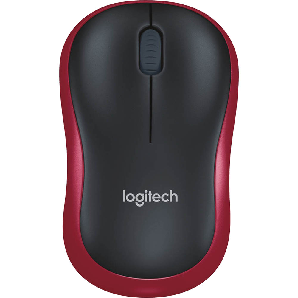 Image for LOGITECH M185 WIRELESS MOUSE RED from Office National