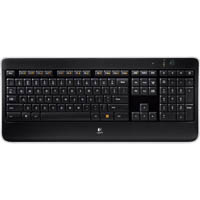 logitech k800 wireless illuminated keyboard black