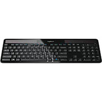 logitech k750 wireless solar keyboard black
