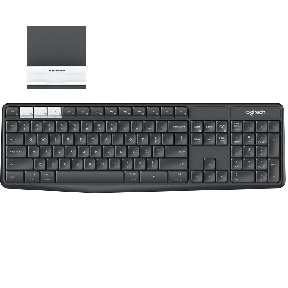 Image for LOGITECH K375S MULTI DEVICE WIRELESS KEYBOARD BLACK from Two Bays Office National