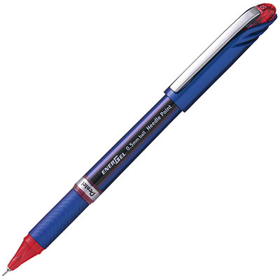 Image for PENTEL BLN25 ENERGEL ROLLERBALL LIQUID GEL INK PEN 0.5MM RED from OFFICE NATIONAL CANNING VALE