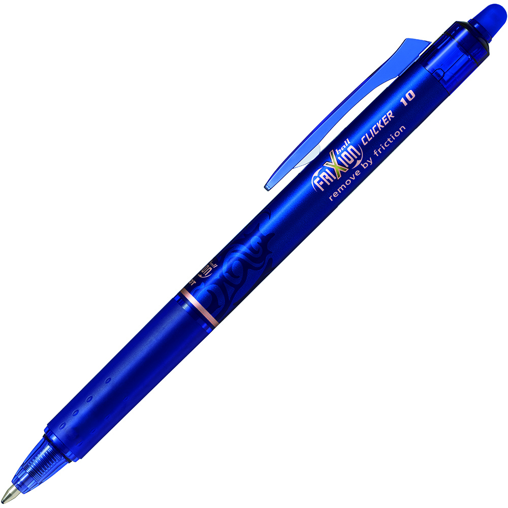 Image for PILOT FRIXION CLICKER RETRACTABLE ERASABLE GEL INK PEN 1.0MM BLUE from PaperChase Office National