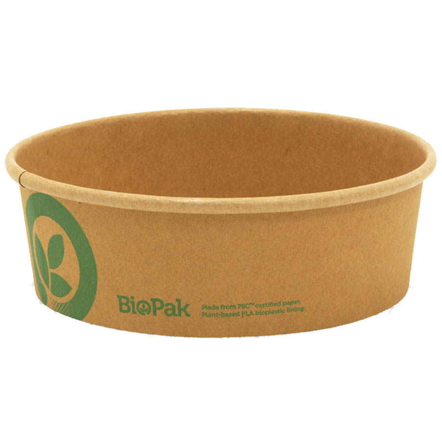 Image for BIOPAK BIOBOWL BOWL SMALL KRAFT 500ML PACK 50 from Emerald Office Supplies Office National