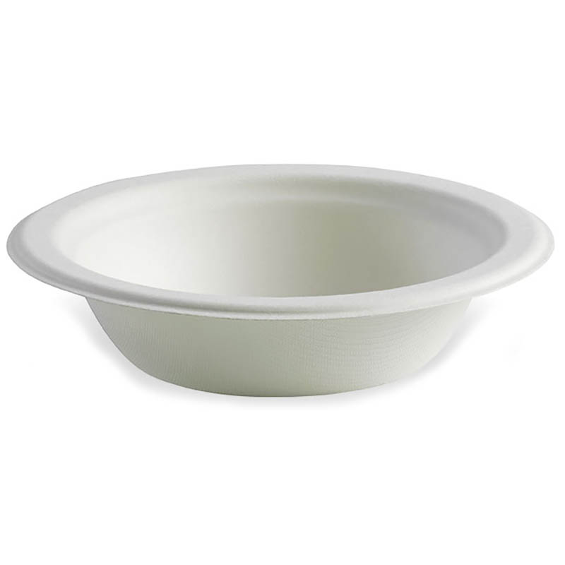 Image for BIOPAK BIOCANE BOWL 390ML WHITE PACK 125 from Office National Capalaba