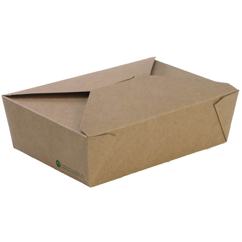Image for BIOPAK BIOBOARD LUNCH BOX LARGE 197 X 140 X 64MM PACK 50 from Surry Office National