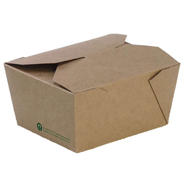 Image for BIOPAK BIOBOARD LUNCH BOX SMALL 110 X 90 X 64MM PACK 50 from Office National Hobart