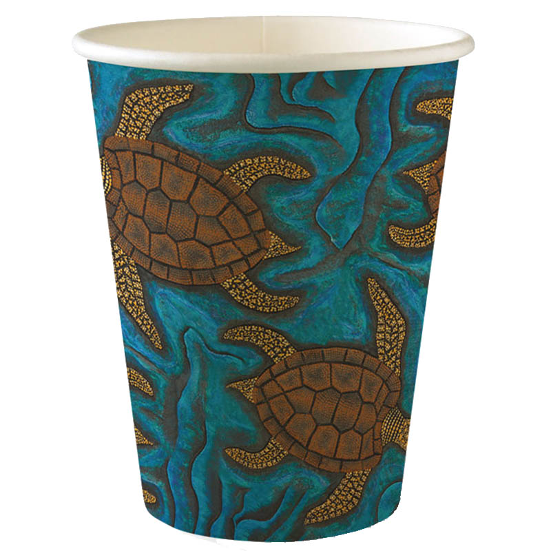 Image for BIOPAK BIOCUP INDIGENOUS CUP SINGLE WALL 390ML PACK 50 from Aztec Office National Melbourne