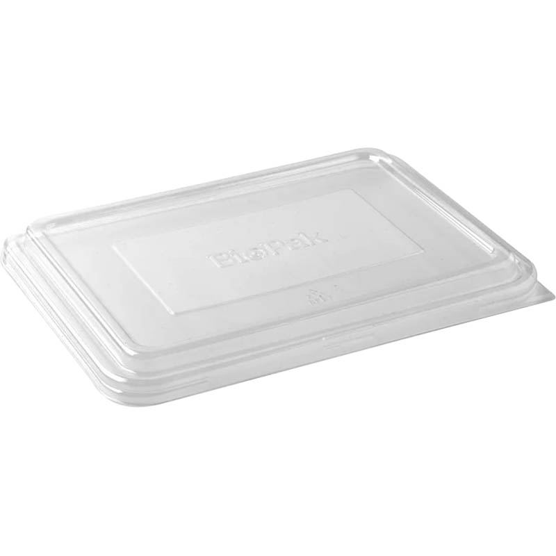 Image for BIOPAK RPET TAKEAWAY LID 2 AND 3 COMPARTMENT CLEAR PACK 125 from Office National Perth CBD