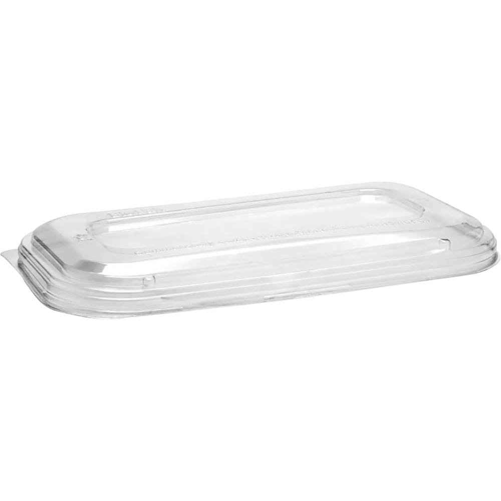 Image for BIOPAK LUNCH BOX TAKEAWAY LID 226 X 126MM CLEAR PACK 50 from Pirie Office National