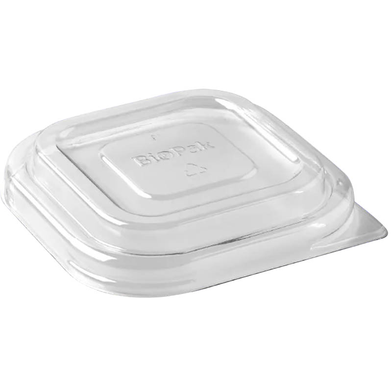 Image for BIOPAK RPET TAKEAWAY LID 130MM CLEAR PACK 50 from Pirie Office National