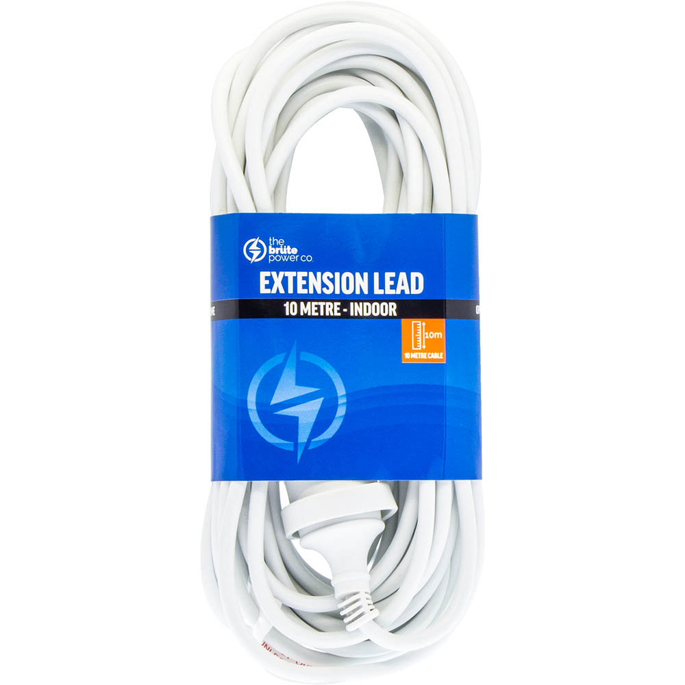 Image for THE BRUTE POWER CO EXTENSION LEAD 10 METRE WHITE from SBA Office National - Darwin