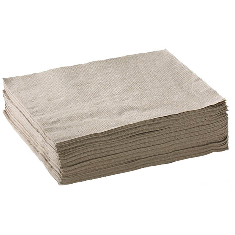 Image for BIOPAK BIONAPKINS NAPKIN 2-PLY 1/4 FOLD NATURAL PACK 100 from Surry Office National