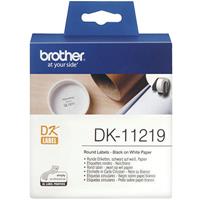brother dk-11219 label roll round 12mm roll 1200