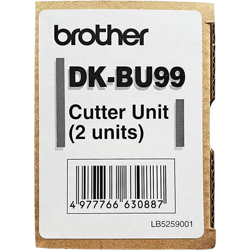 Image for BROTHER DK-BU99 QL RANGE CUTTER BLADE BOX 2 from Office National Hobart