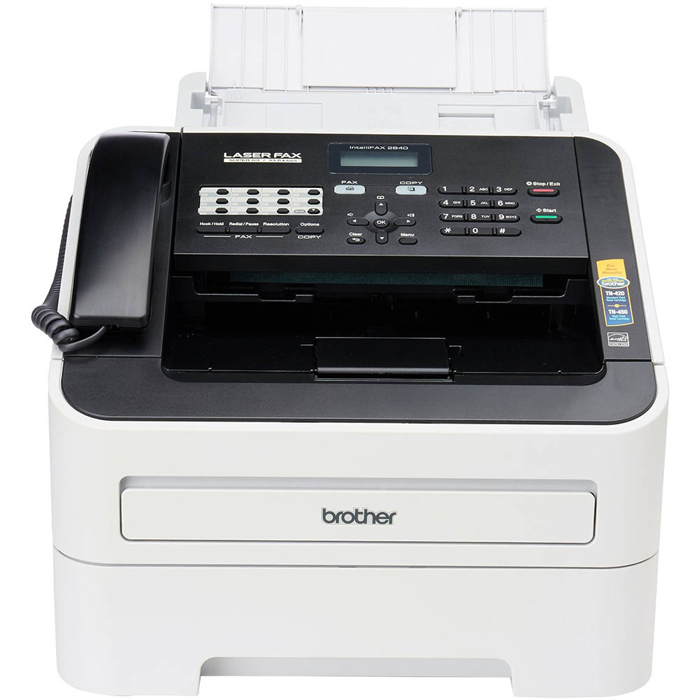 Image for BROTHER FAX-2840 MONO LASER FAX MACHINE A4 from Discount Office National