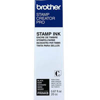 brother stamp ink refill black