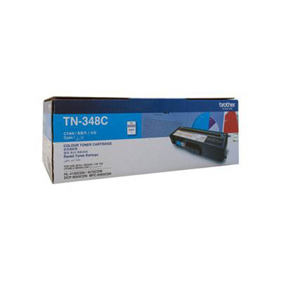 Image for BROTHER TN348C TONER CARTRIDGE HIGH YIELD CYAN from Complete Stationery Office National (Devonport & Burnie)