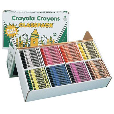 Image for CRAYOLA CRAYONS LARGE ASSORTED CLASSPACK 400 from Mackay Business Machines (MBM) Office National