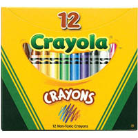 crayola crayons assorted pack 12